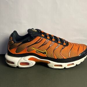 Mens Nike Air Max Plus 'Safety Orange Black' Size 11